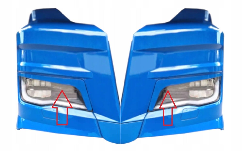 Pleoape faruri MAN TGX TG3 2021r+ plastic ABS TFB TUNING