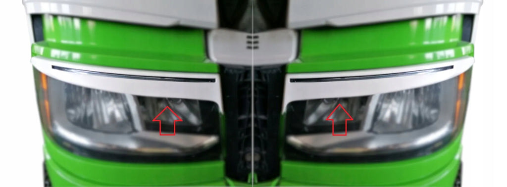 Pleoape faruri SCANIA S / R 2017+ plastic ABS TFB TUNING