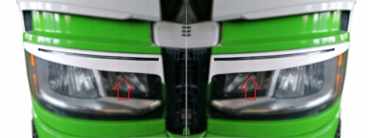 Pleoape faruri SCANIA S / R 2017+ plastic ABS TFB TUNING