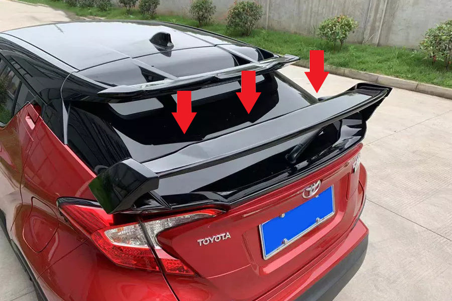 Eleron luneta portbagaj Toyota CHR 2016-2023 negru lucios ver2 TFBT