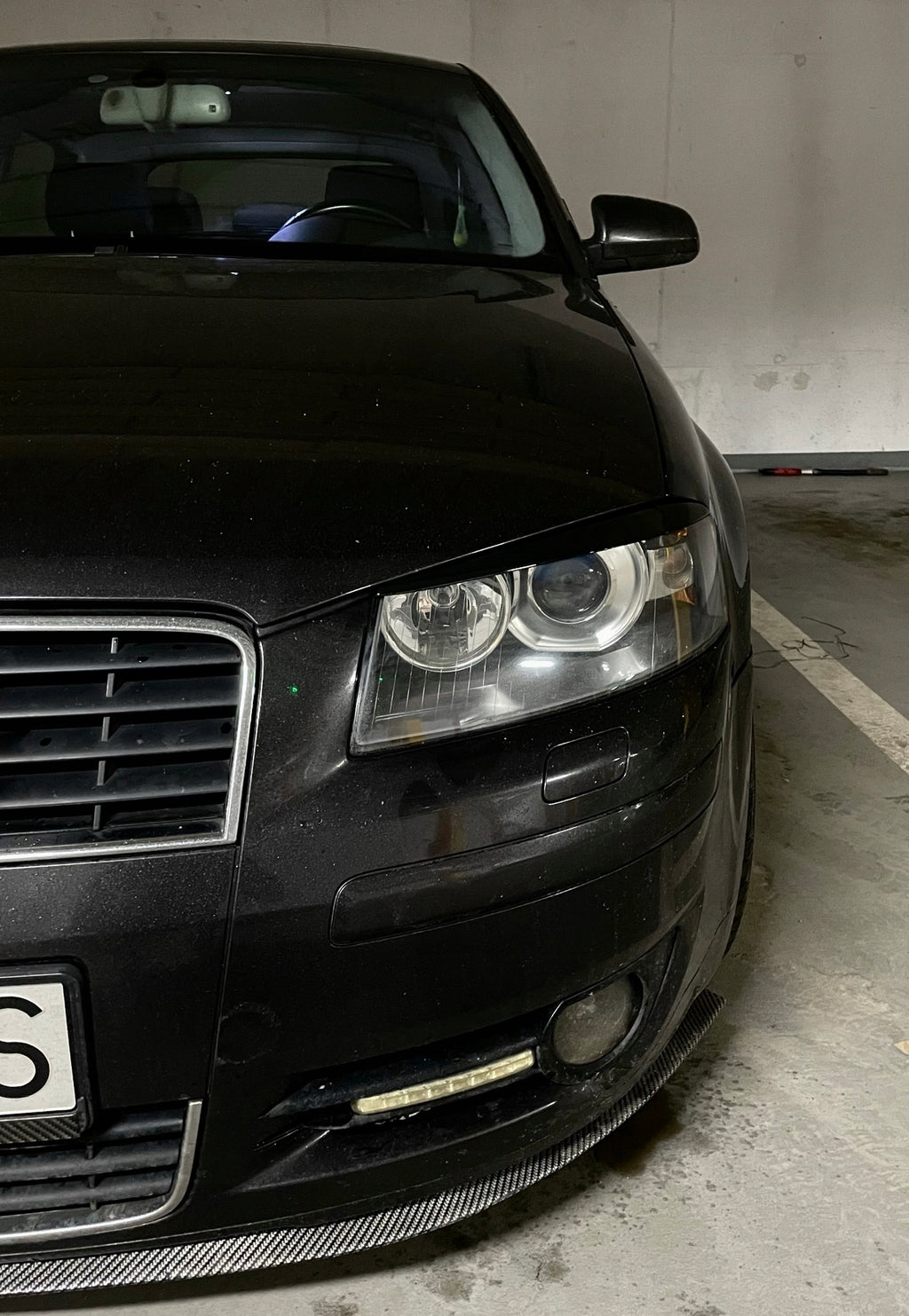 Pleoape faruri AUDI A3 2003-2008 8P0 8P1 plastic ABS TFB TUNING