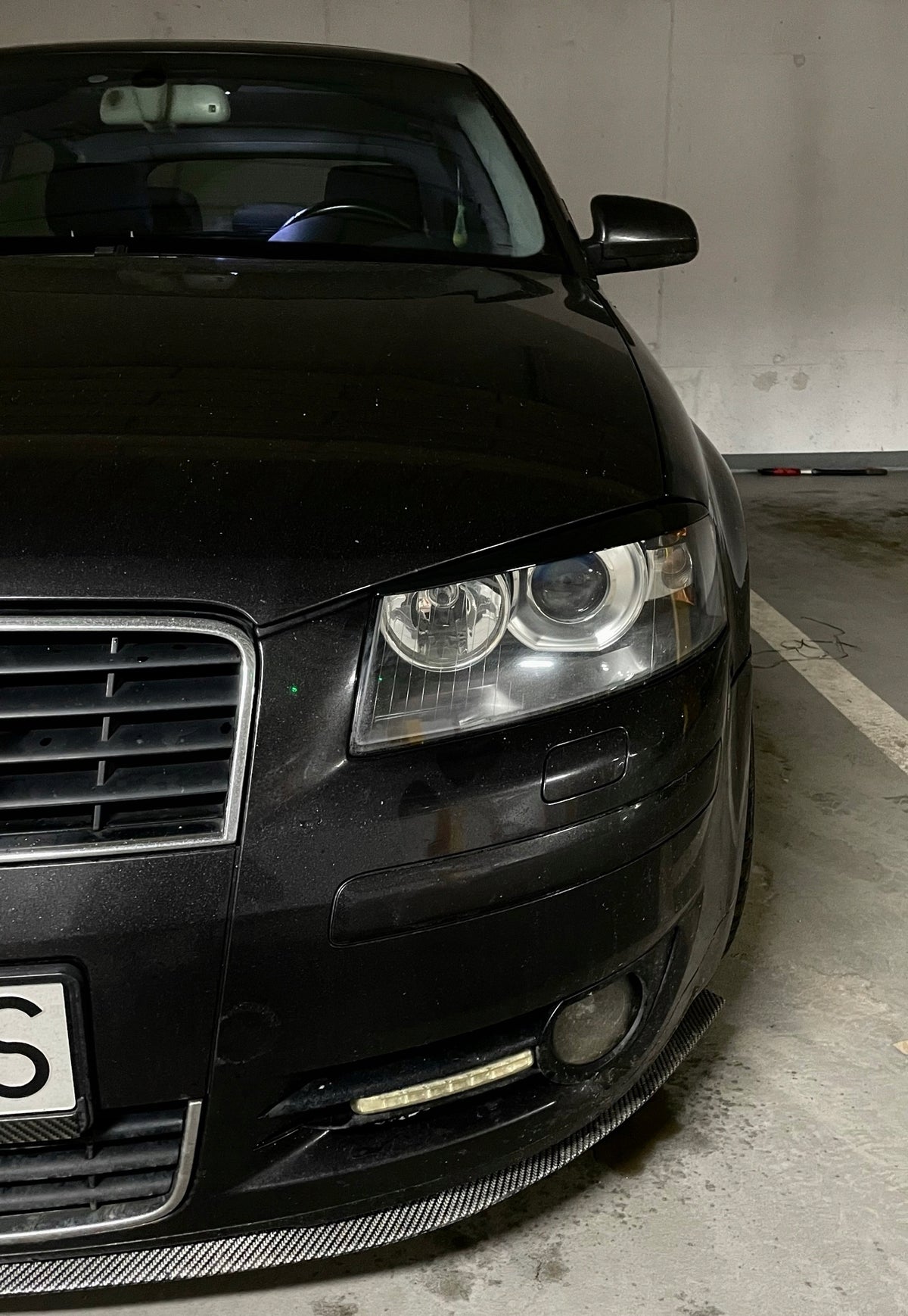 Pleoape faruri AUDI A3 2003-2008 8P0 8P1 plastic ABS TFB TUNING