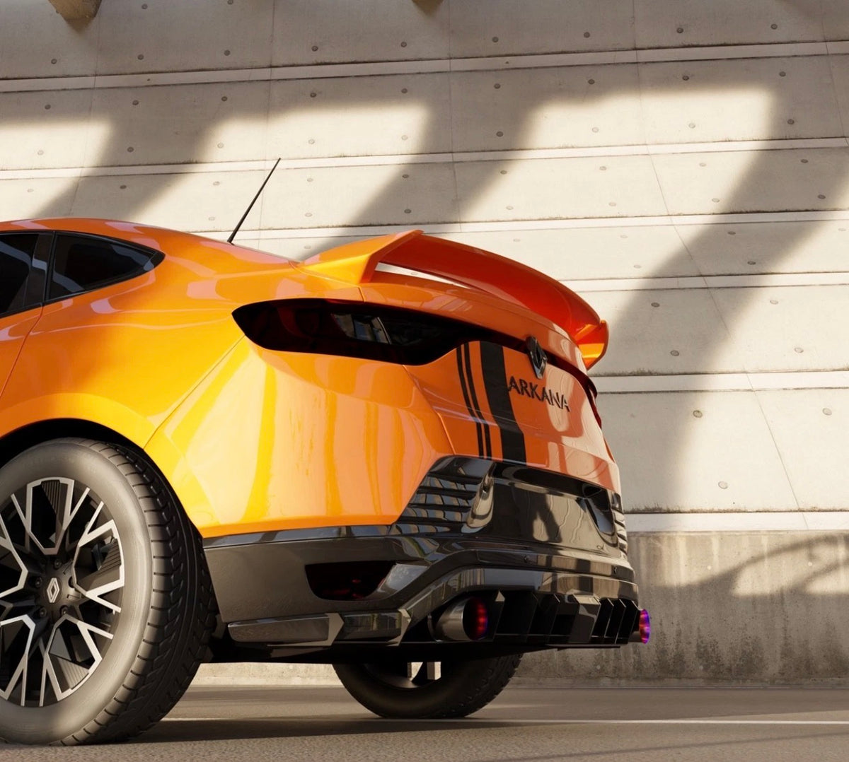 Eleron portbagaj spoiler RENAULT ARKANA aspect PERFORMANCE 2019-2026 TFB TUNING