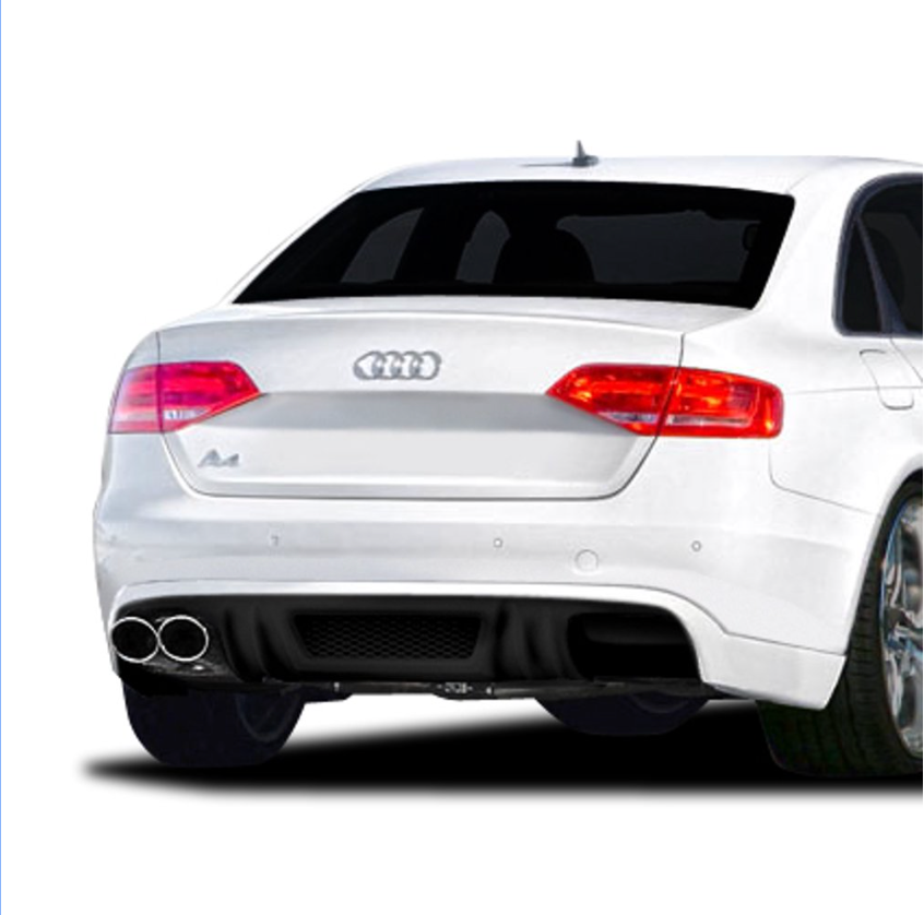 Difuzor bara spate Audi A4 B8 sedan/avant 2007-2012 aspect RIEGER TFBT