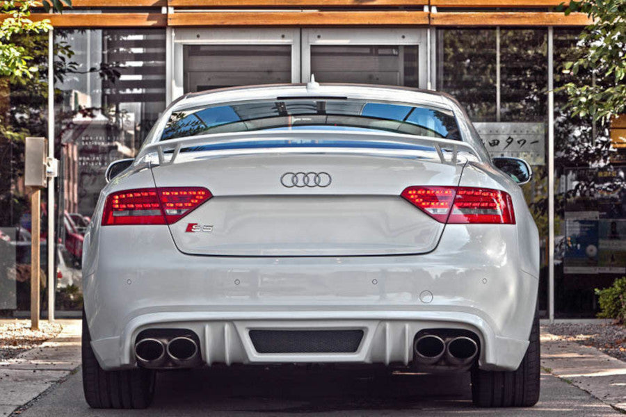 Difuzor bara spate fusta spoiler lip Audi A5 8T 3D coupe/cabrio 2007-2011 aspect RIEGER TFBT