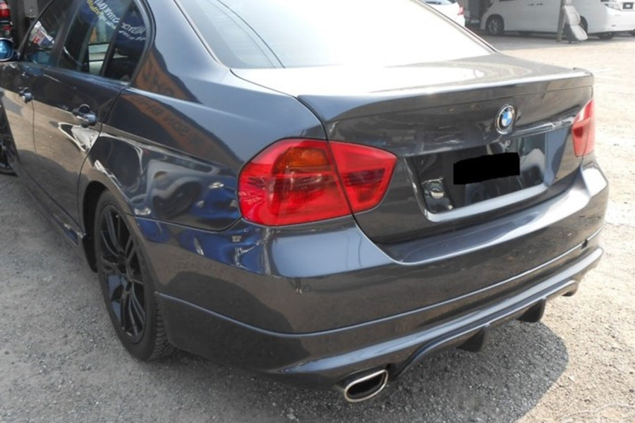 Difuzor bara spate fusta spoiler lip BMW Seria 3 E90 E91 sedan/touring 2004-2011 TFBT