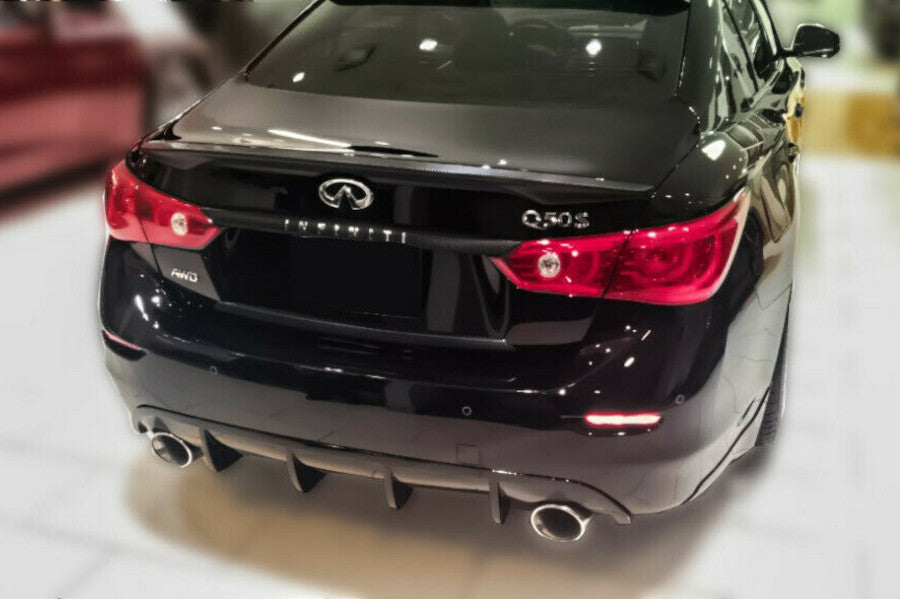 Difuzor bara spate fusta spoiler lip Infiniti Q50 2013+ TFBT