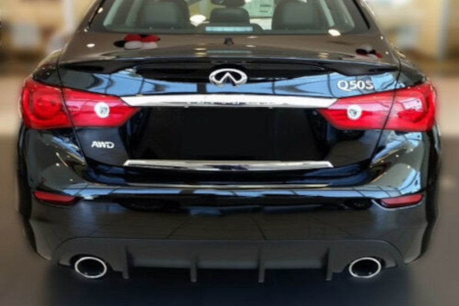Difuzor bara spate fusta spoiler lip Infiniti Q50 2013+ TFBT