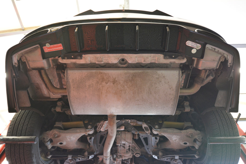 Prelungire splitter bara spate Volvo S60 R-Design Mk3 2018- v1 - Maxton Design