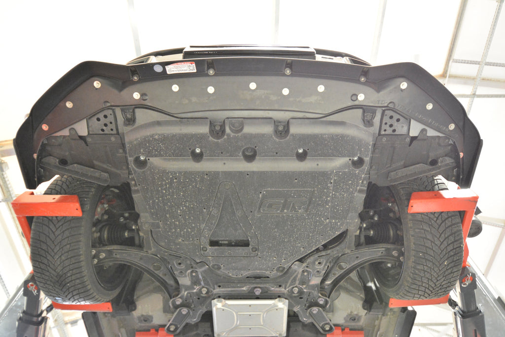 Prelungire splitter bara fata Toyota GR Yaris Mk4 Facelift 2024- v8 - Maxton Design