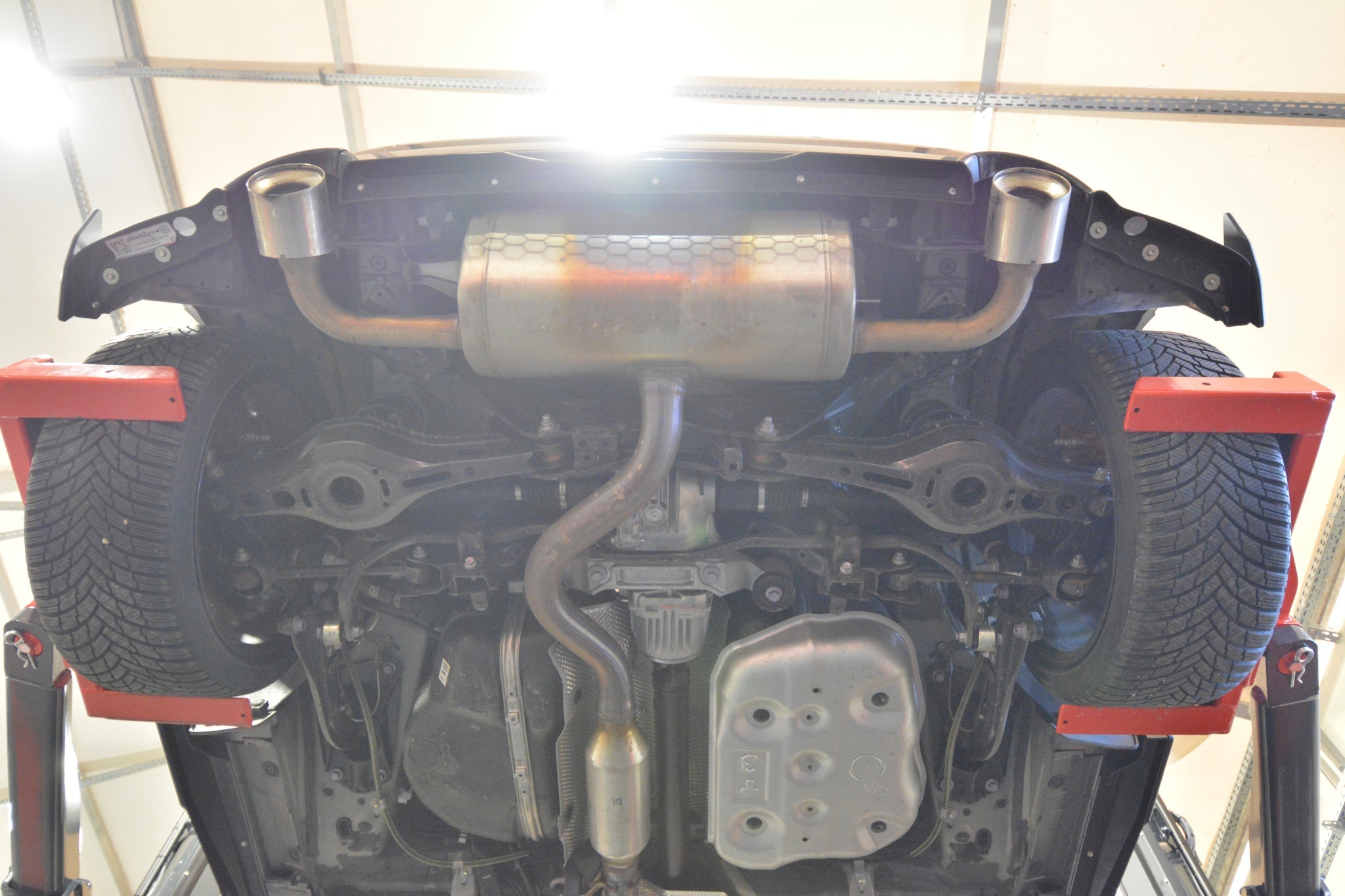 Prelungire splitter bara spate Toyota GR Yaris Mk4 Facelift 2024- v12 - Maxton Design