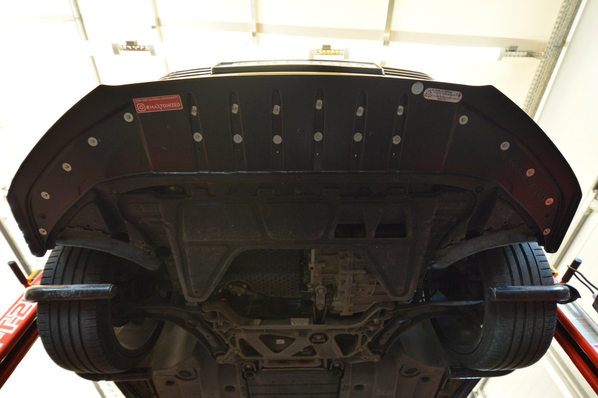 Prelungire splitter bara fata Volkswagen Arteon 2017- v1 - Maxton Design