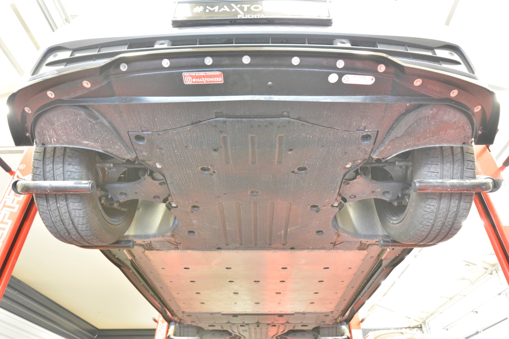 Prelungire splitter bara fata Volkswagen ID.3 Mk1 2019-2023 v2 - Maxton Design