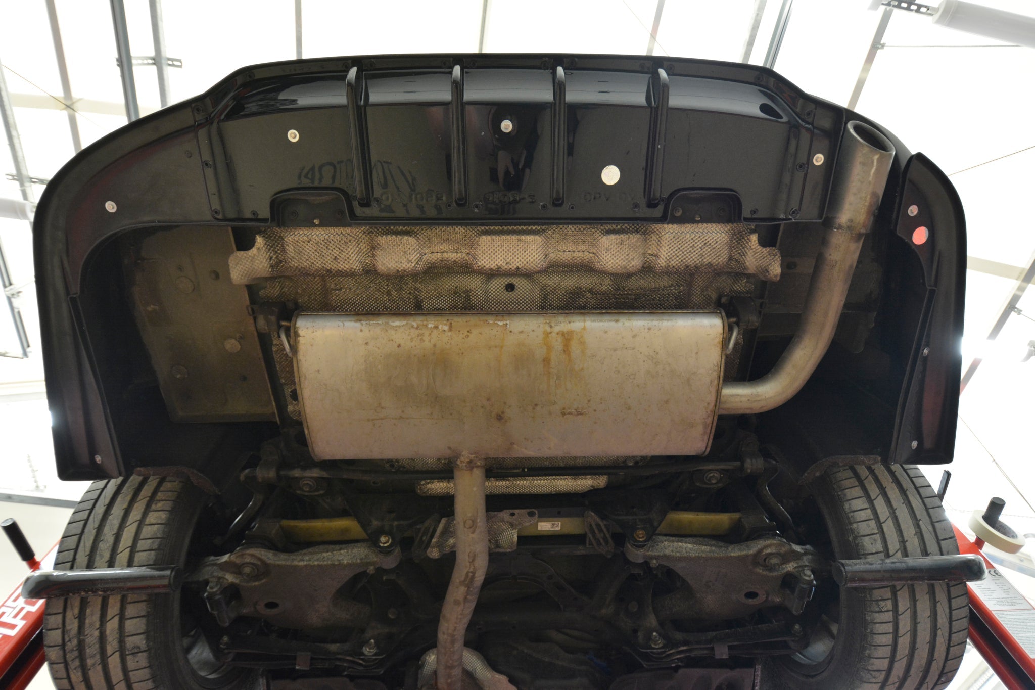 Prelungire splitter bara spate Volvo V90 Mk2 2016-2020 v2 - Maxton Design