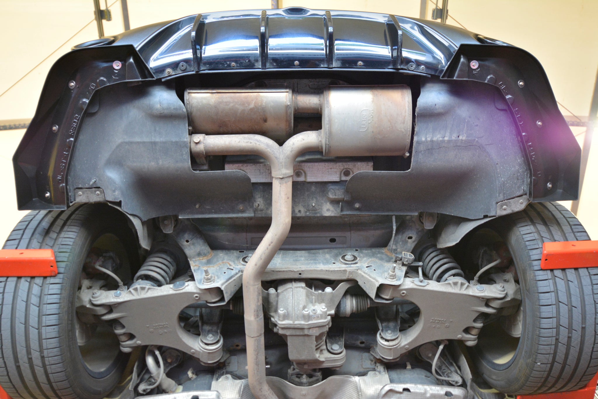 Prelungire splitter bara spate Alfa Romeo Stelvio Mk1 2016-2020 v4 - Maxton Design