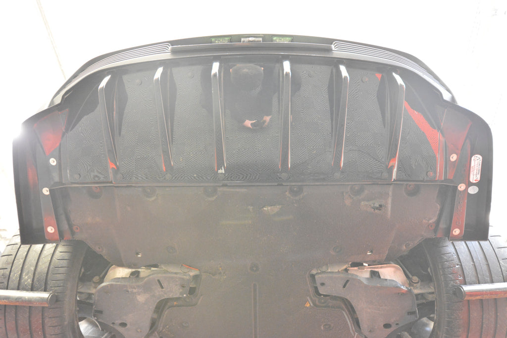 Prelungire splitter bara spate Porsche Taycan Taycan 4 Taycan 4S Taycan GTS Mk1 2019- v1 - Maxton Design