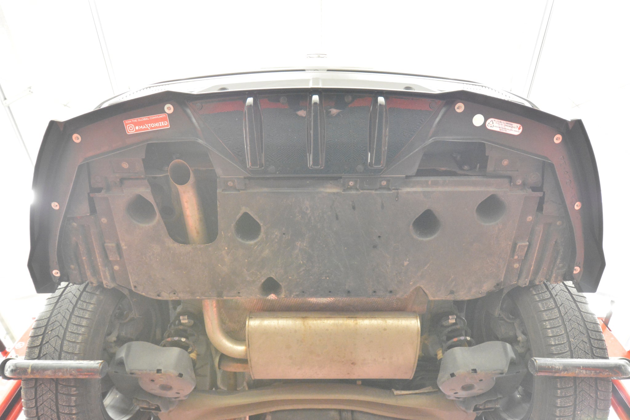 Prelungire splitter bara spate Peugeot 408 Mk1 2022- v1 - Maxton Design