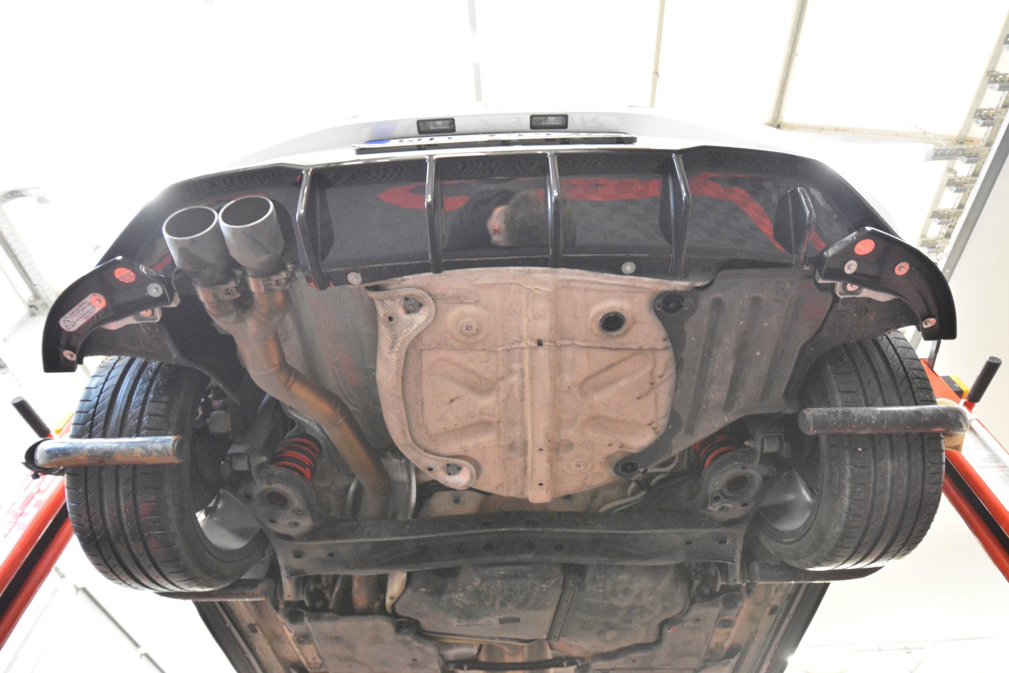 Prelungire difuzor bara spate Volkswagen Polo GTI Mk6 Facelift 2021- v12 - Maxton Design