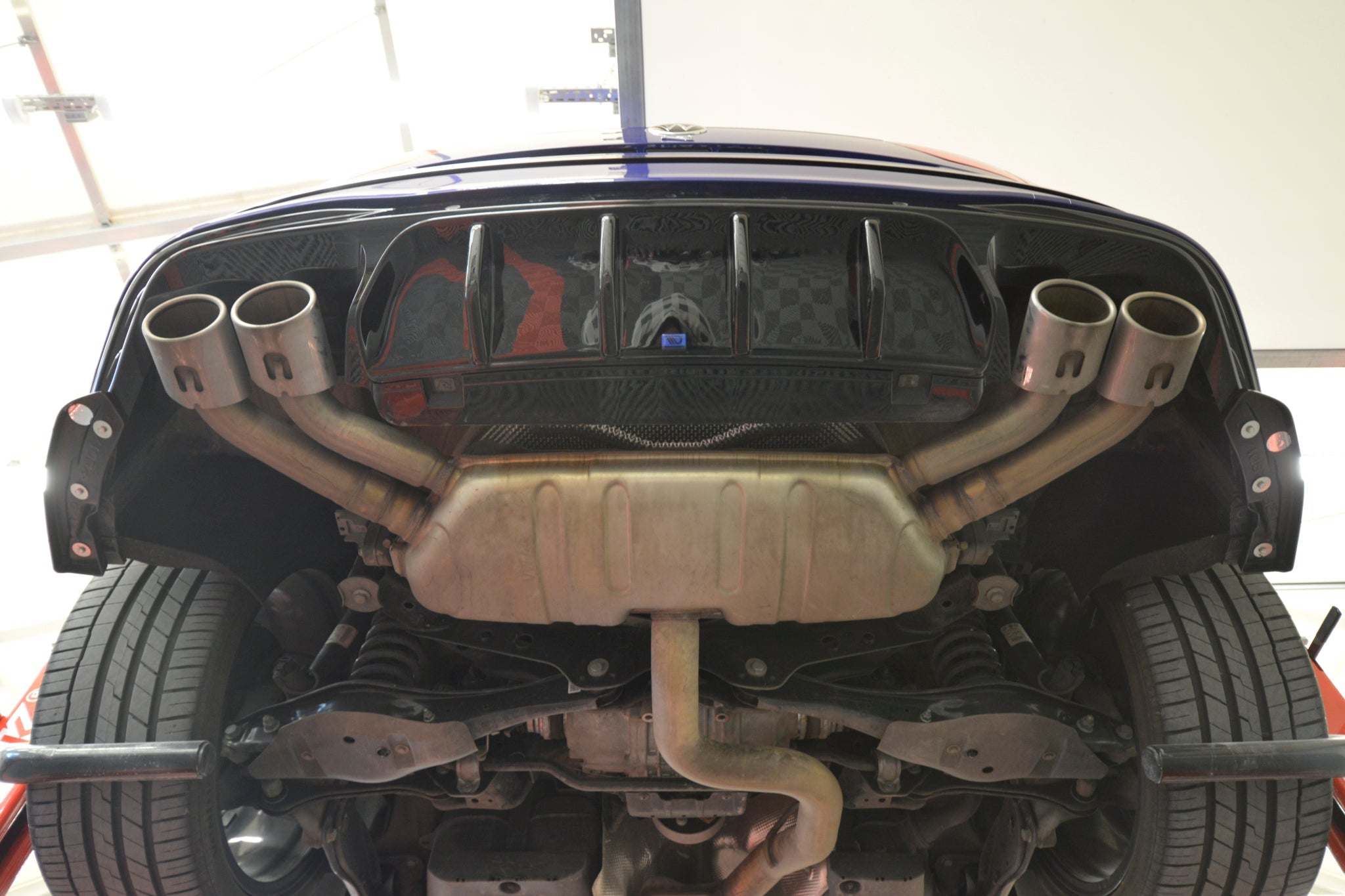 Prelungire difuzor bara spate Volkswagen Tiguan R Mk2 Facelift 2020- v3 - Maxton Design