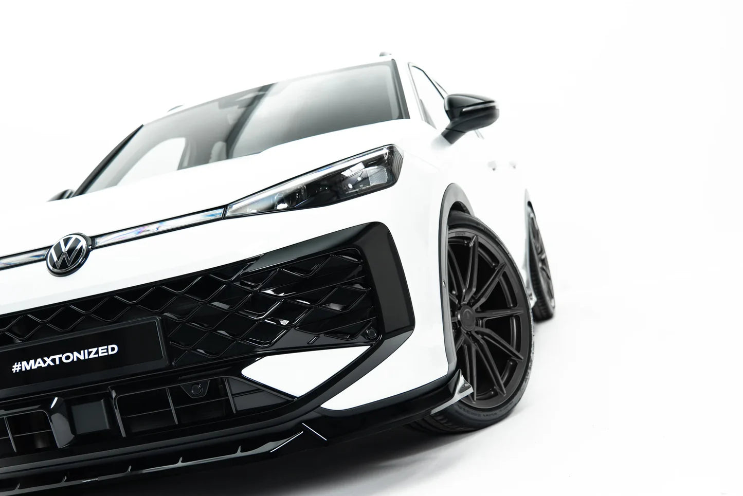 Prelungire bara fata fusta spoiler lip splitter VW Volkswagen T-Roc R-Line Mk2 - Maxton Design