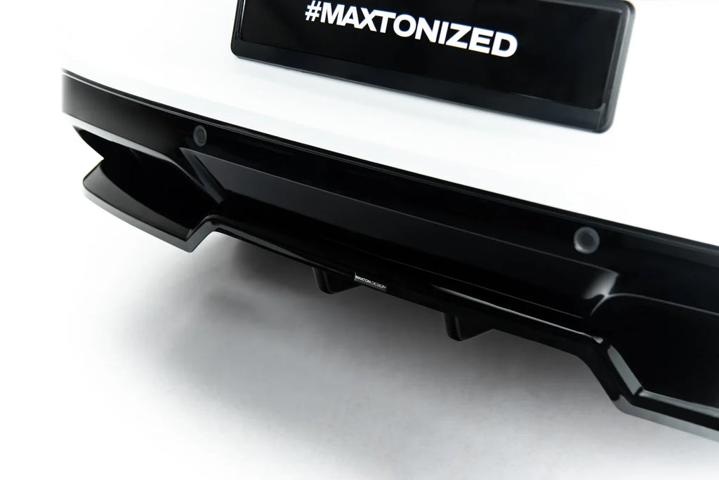 Prelungire difuzor bara spate spoiler fusta lip cu aripioare laterale VW Volkswagen T-Roc R-Line Mk2 - Maxton Design