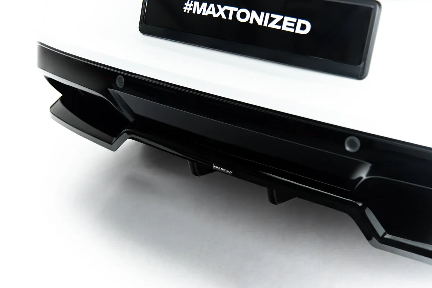 Prelungire difuzor bara spate spoiler fusta lip cu aripioare laterale VW Volkswagen T-Roc R-Line Mk2 - Maxton Design