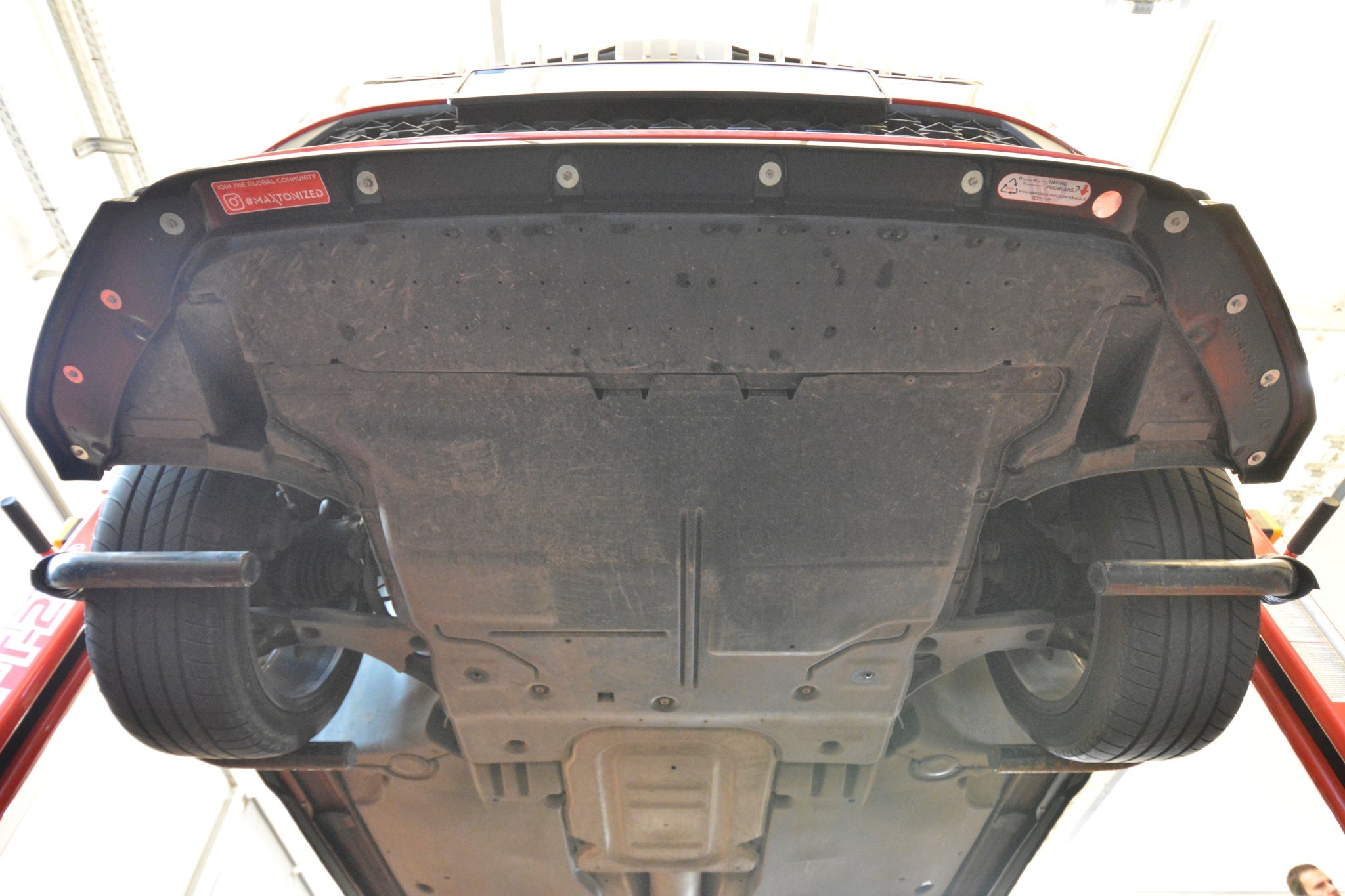 Prelungire splitter bara fata Skoda Fabia Monte Carlo Mk4 2021- v10 - Maxton Design