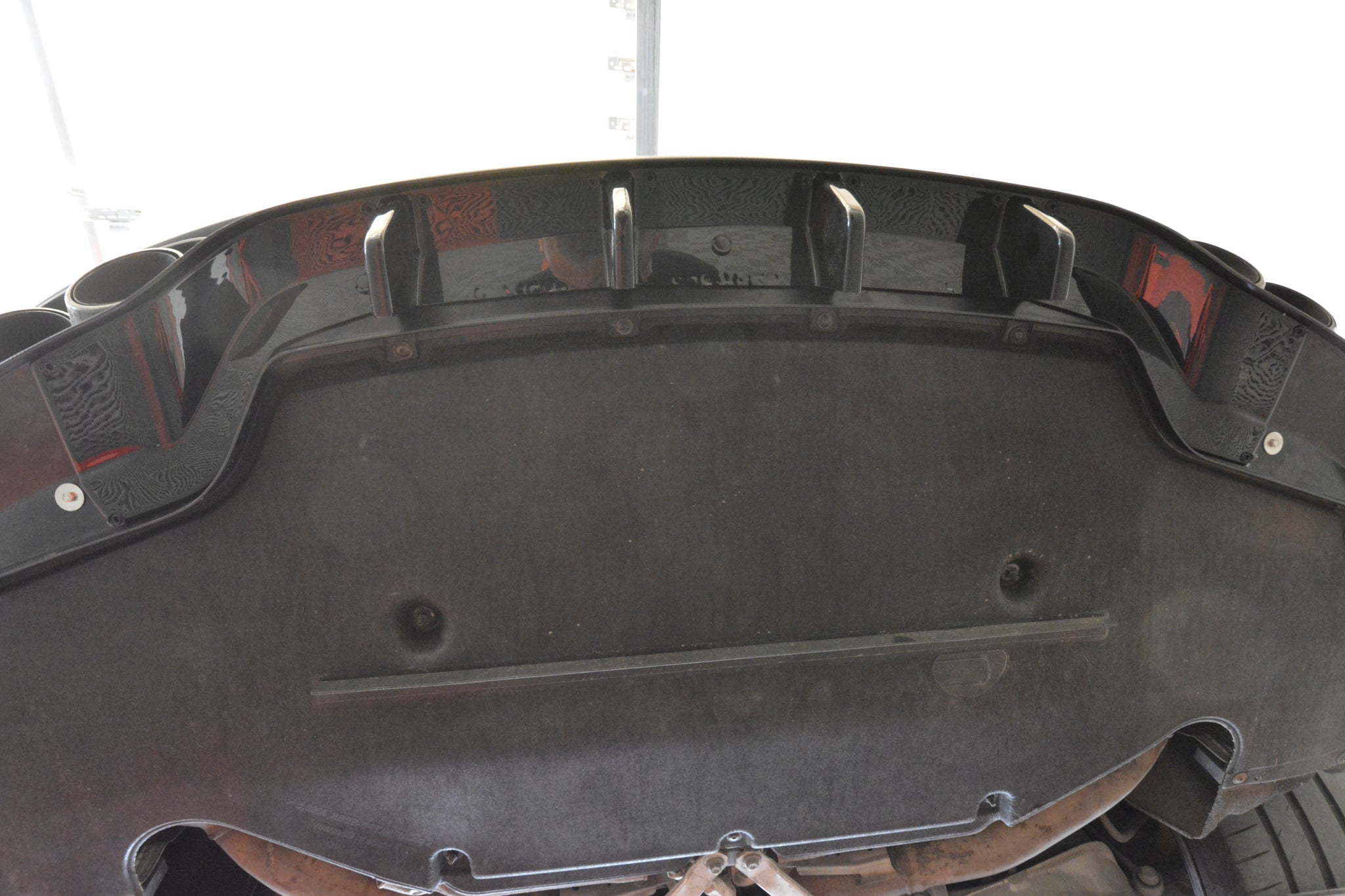 Prelungire splitter bara spate Porsche Panamera E-Hybrid 971 2016-2020 v3 - Maxton Design