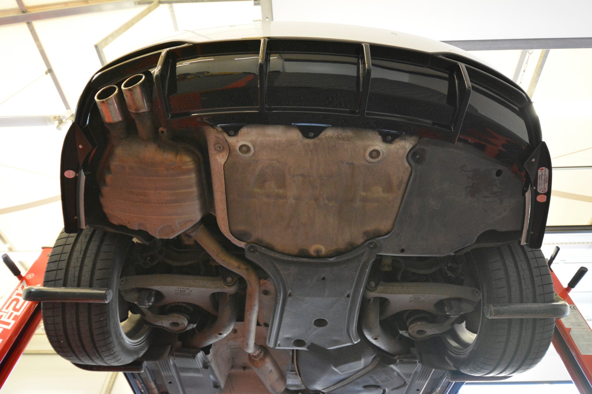 Prelungire difuzor bara spate Audi A5 Sportback 8T Facelift 2011-2016 v46 - Maxton Design