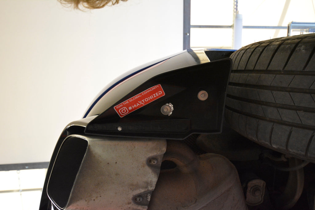 Prelungire splitter bara spate Porsche Macan Mk1 2014-2018 v3 - Maxton Design
