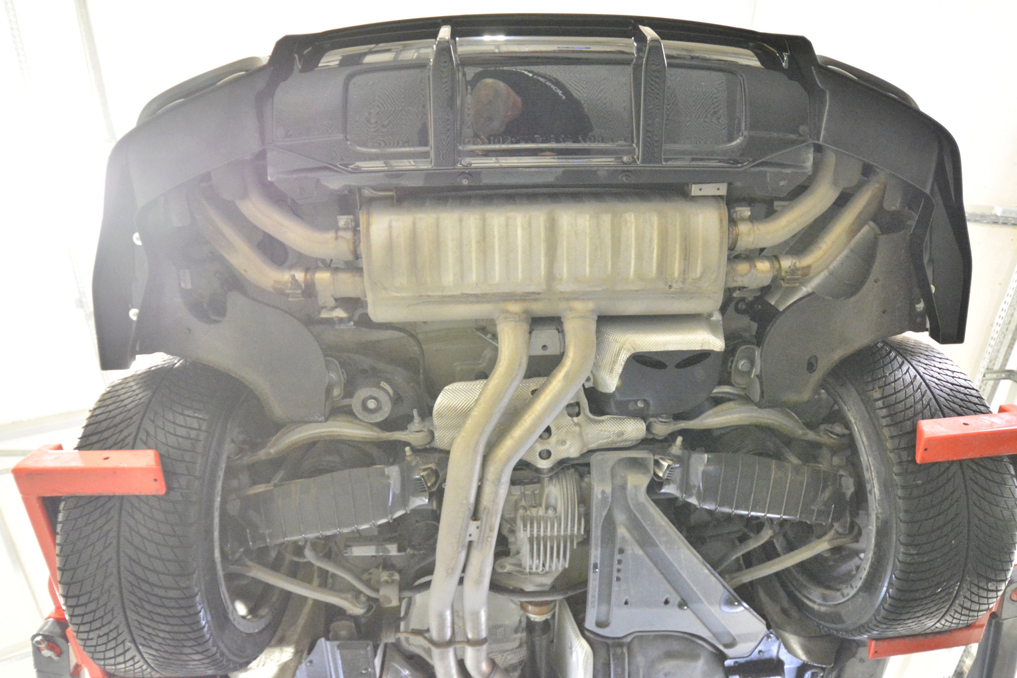 Prelungire splitter bara spate (cu aripi laterale) Audi SQ7 Mk2 Facelift 2 - Maxton Design