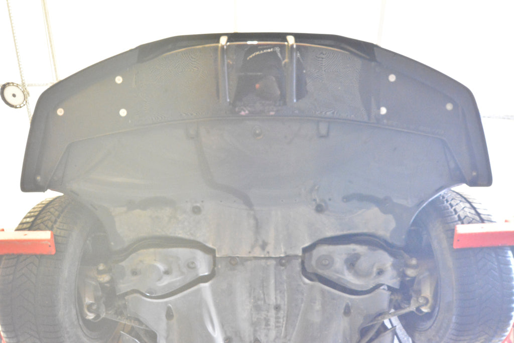 Prelungire splitter bara spate (cu aripi laterale) Tesla Model Y Mk1 Facelift - Maxton Design