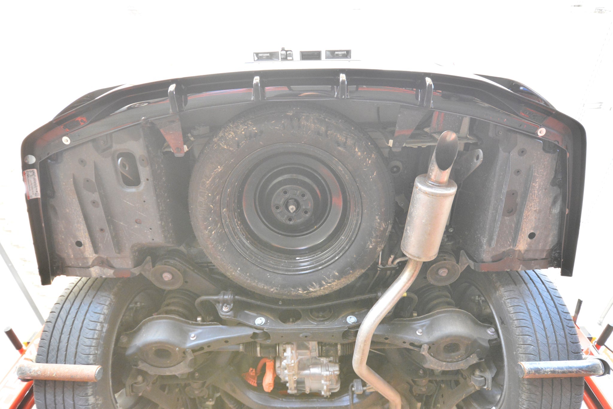 Prelungire splitter bara spate Toyota Highlander Mk4 2019- v2 - Maxton Design