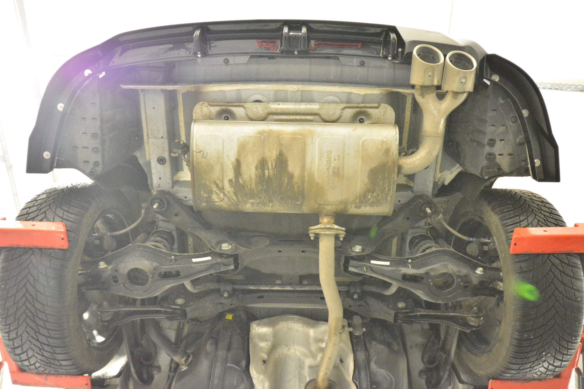 Prelungire splitter bara spate Hyundai Tucson N-Line Mk4 Facelift 2024- v3 - Maxton Design