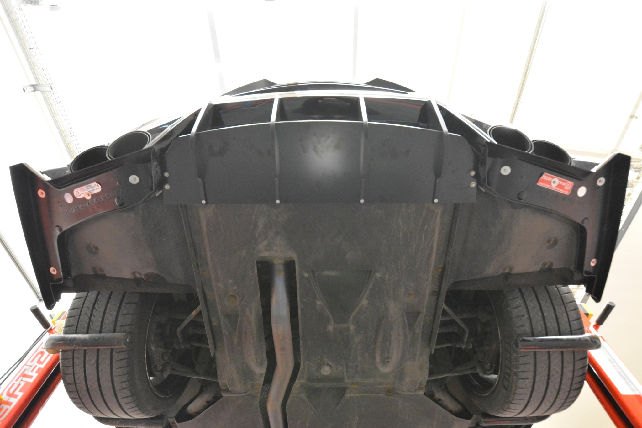Prelungire difuzor bara spate Nissan GTR R35 Facelift 2016-2022 v6 - Maxton Design