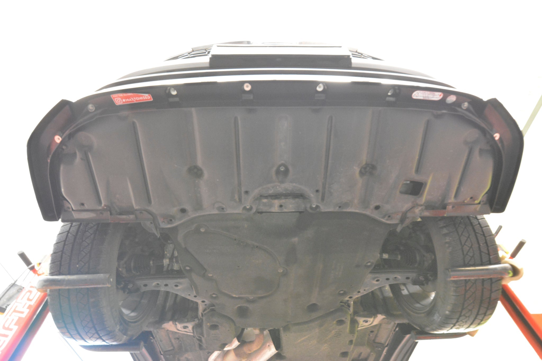 Prelungire splitter bara fata Toyota Highlander Mk4 2019- v2 - Maxton Design