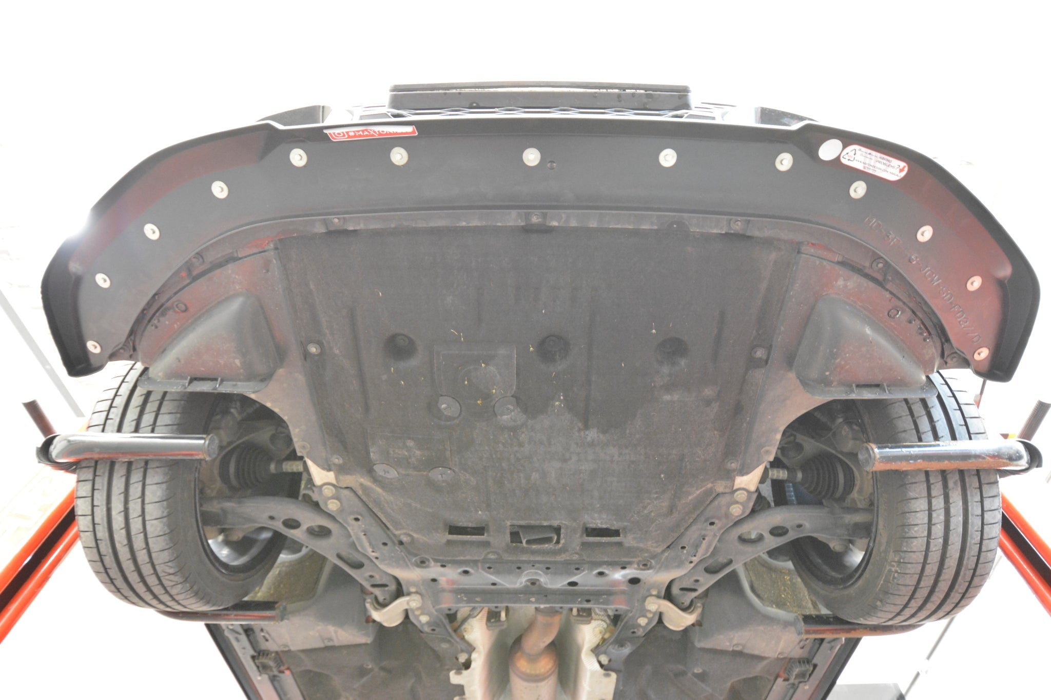 Prelungire splitter bara fata Mini Cooper S John Cooper Works F56 Facelift 2020- v1 - Maxton Design