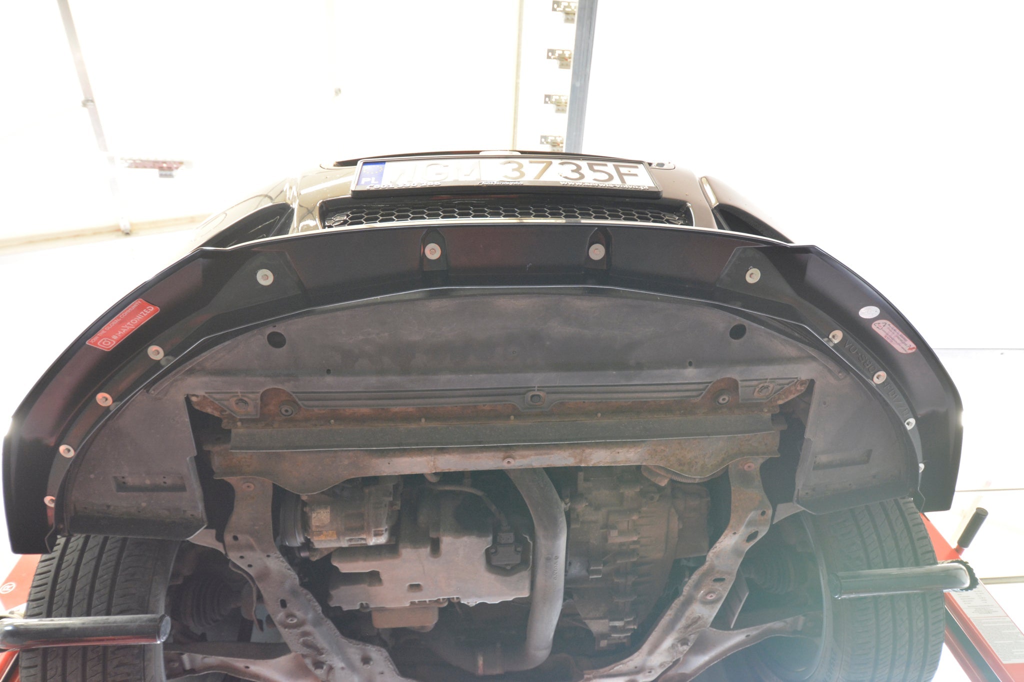 Prelungire splitte bara fata Volvo S80 Mk2 2006-2010 v1 - Maxton Design