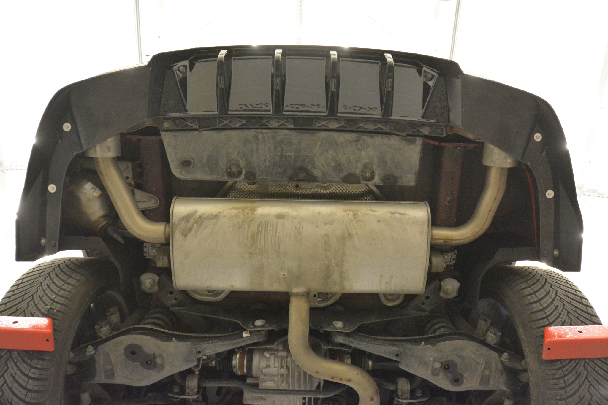 Prelungire splitter bara spate (cu aripi laterale) Skoda Kodiaq RS Mk2 - Maxton Design