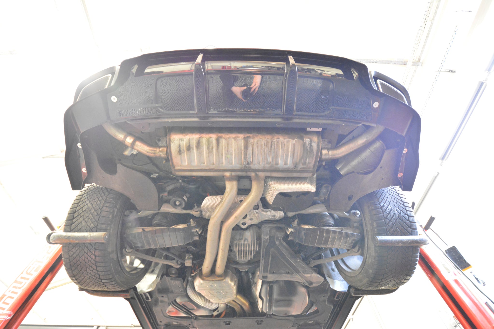Prelungire splitter bara spate Audi Q7 S-Line Mk2 Facelift 2 2023- v7 - Maxton Design