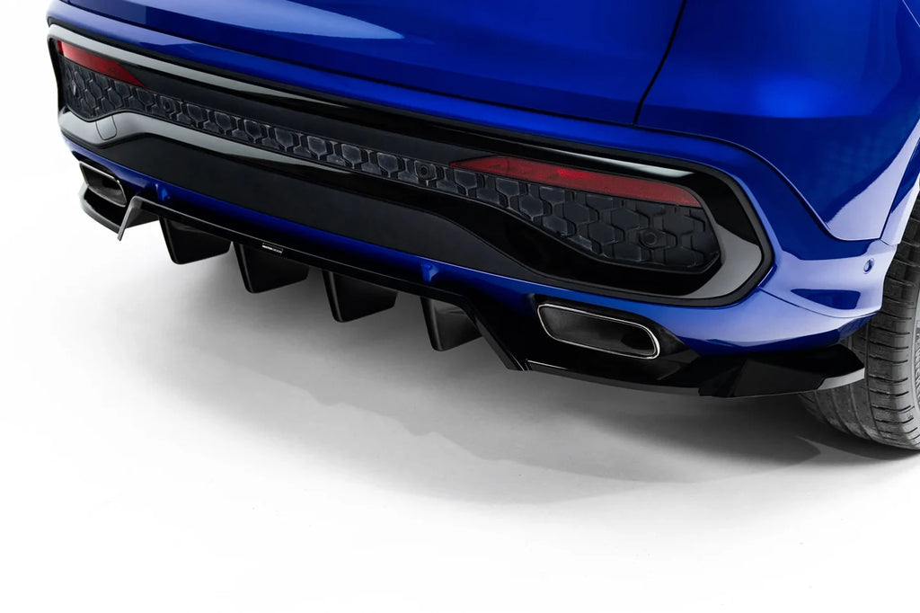 Prelungire difuzor bara spate spoiler fusta lip cu aripioare laterale Audi Q5 S-Line Sportback / SUV Mk3 - Maxton Design