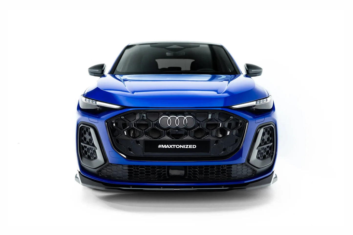 Prelungire bara fata fusta spoiler lip splitter Audi Q5 S-Line Sportback / SUV Mk3 - Maxton Design