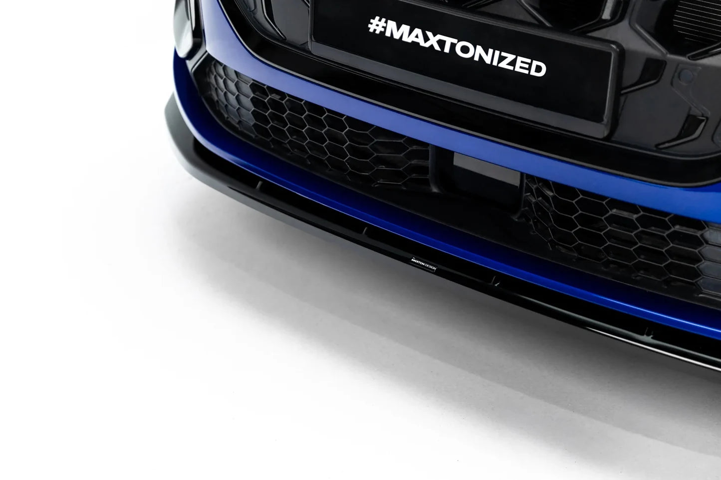 Prelungire bara fata fusta spoiler lip splitter Audi Q5 S-Line Sportback / SUV Mk3 - Maxton Design
