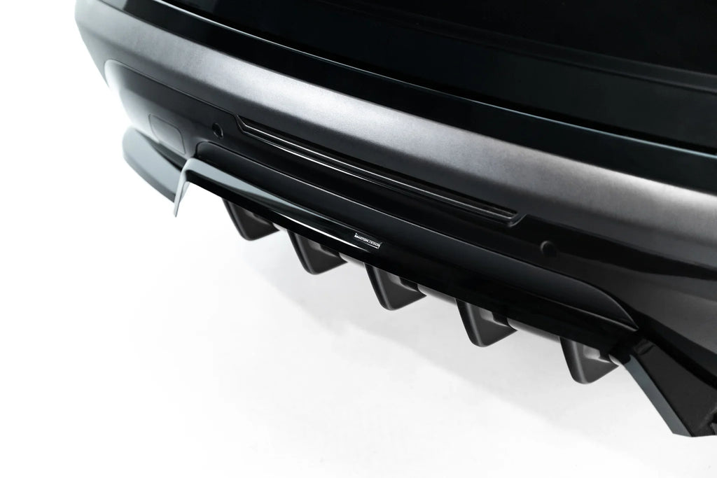 Prelungire difuzor bara spate spoiler fusta lip cu aripioare laterale Jaecoo 7 Hybrid Mk1 - Maxton Design