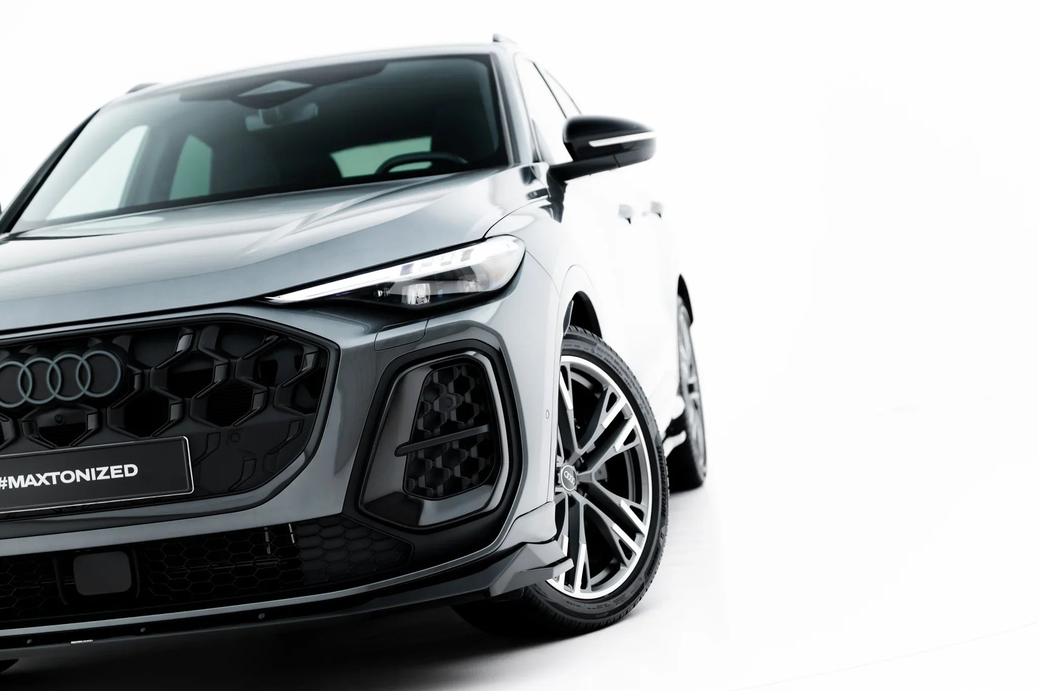 Prelungire bara fata fusta spoiler lip Audi SQ5 / Q5 S-Line Sportback / SUV Mk3 - Maxton Design