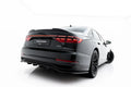Difuzor bara spate spoiler fusta lip cu aripioare laterale Audi A8 S-Line Long D5 Facelift - Maxton Design