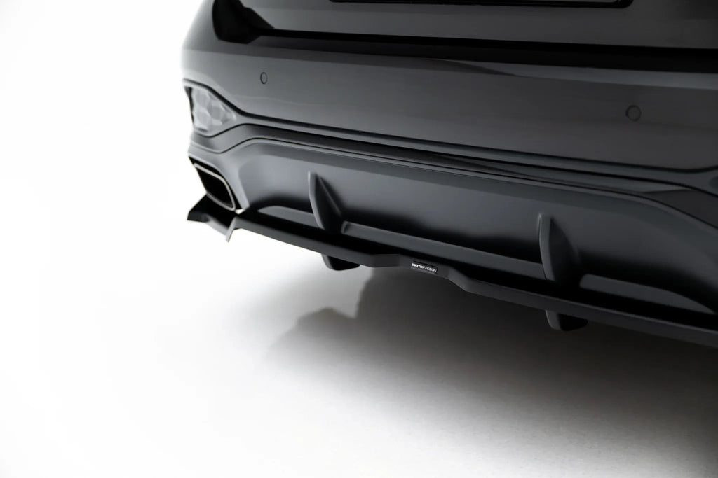 Difuzor bara spate spoiler fusta lip cu aripioare laterale V.4 Audi A6 S-Line C9 - Maxton Design