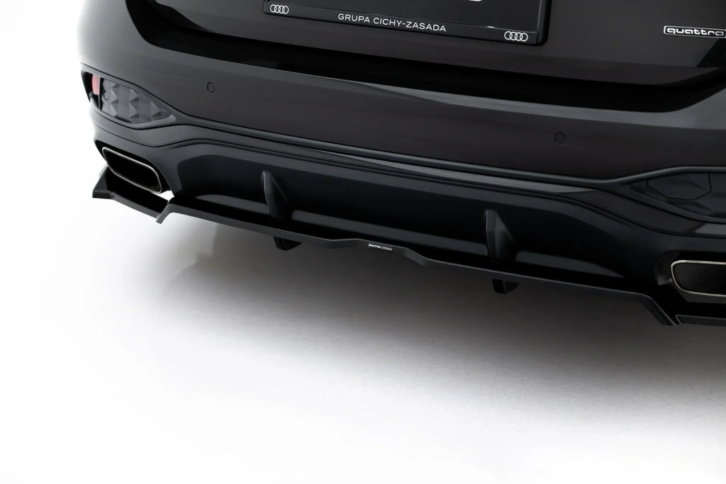 Difuzor bara spate spoiler fusta lip cu aripioare laterale V.3 Audi A6 S-Line C9 - Maxton Design