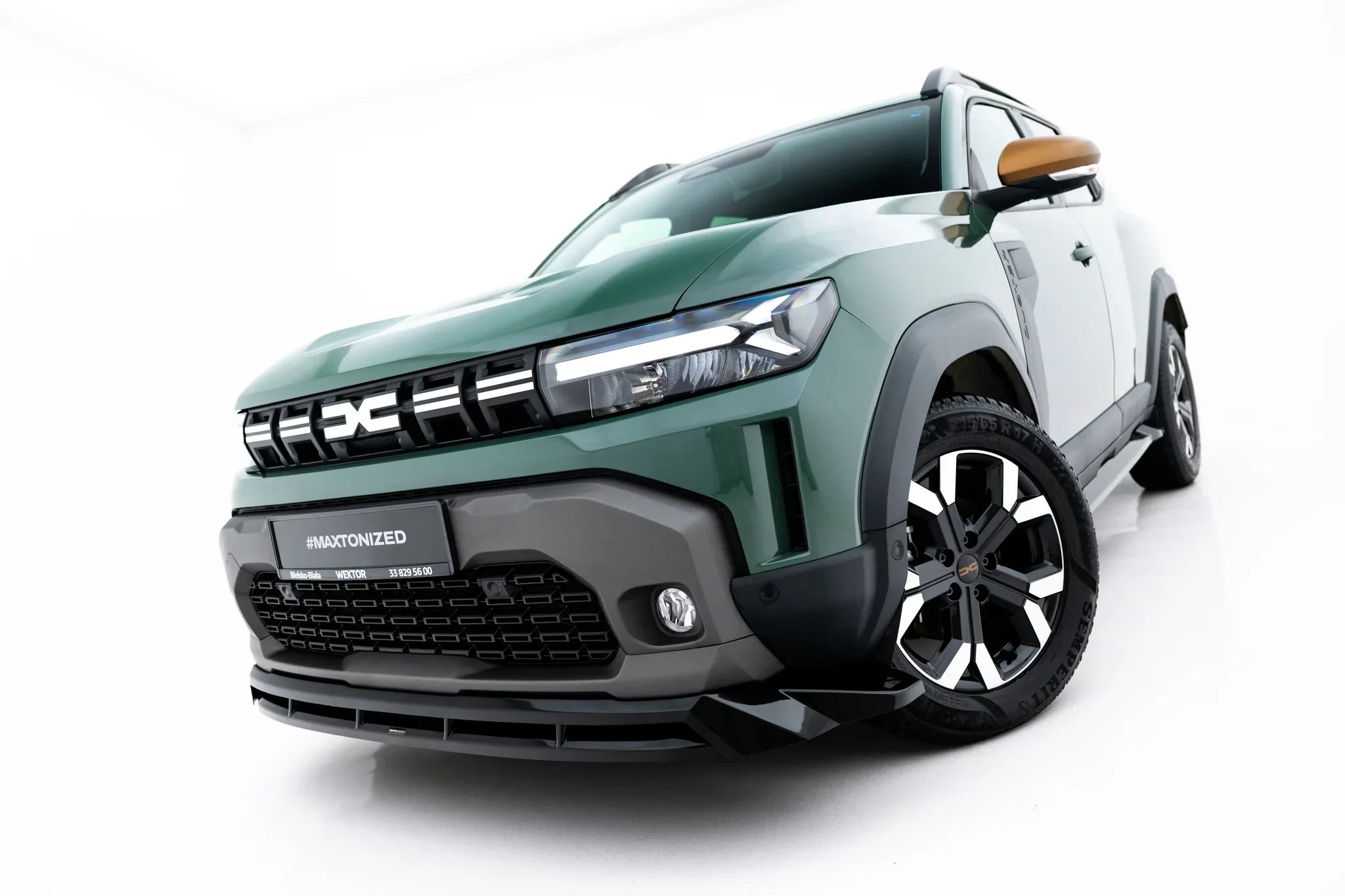 Prelungire bara fata fusta spoiler lip Dacia Duster Mk3 - Maxton Design