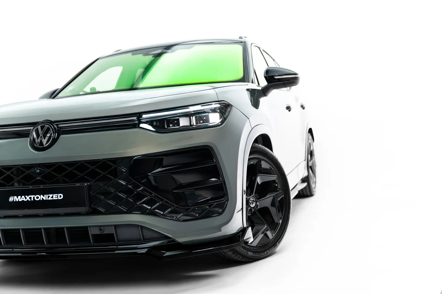 Prelungire bara fata fusta spoiler lip splitter V.1 Volkswagen Tayron R-Line Mk1 - Maxton Design